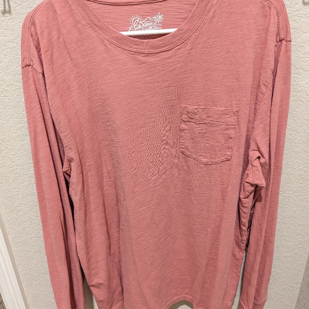 Southern Tide Front Pocket Long Sleeve Shirt